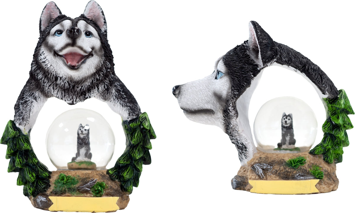 Souvenir Lazzarotto Palla Di Neve Husky 2 sogg G.040.08