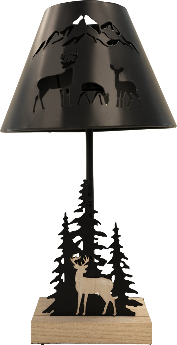 Souvenir Lazzarotto Abat-Jour Base Cervo Cappello Metallo H.006.25