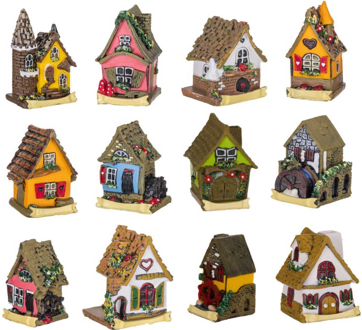 Souvenir Lazzarotto Mini Casette Di Fantasia 12 Sogg. X.900.20