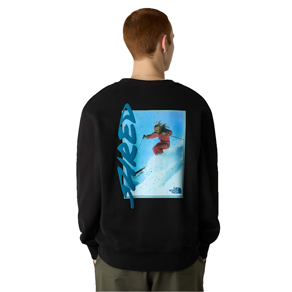 Felpa The North Face U Nse Slopes Relaxed Crew Sweatshirt-gra NF0A8EU5