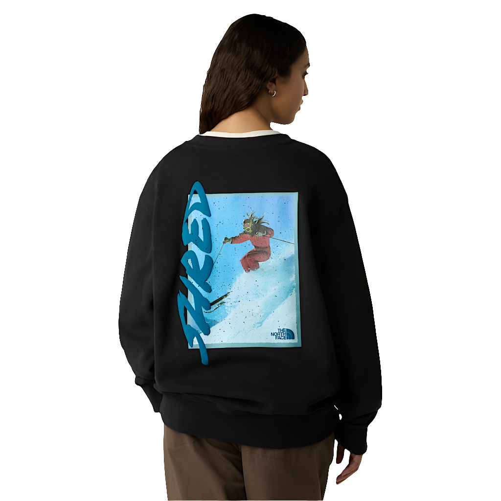 Felpa The North Face U Nse Slopes Relaxed Crew Sweatshirt-gra NF0A8EU5