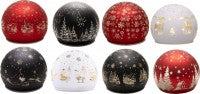 Souvenir Lazzarotto Cupola In Vetro Led 10,5cm 8 Sogg H.009