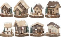 Souvenir Lazzarotto Mini House Inverno Con Base 8 Sogg X.900.46
